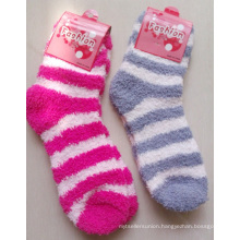 Stripe Design Microfiber Socks